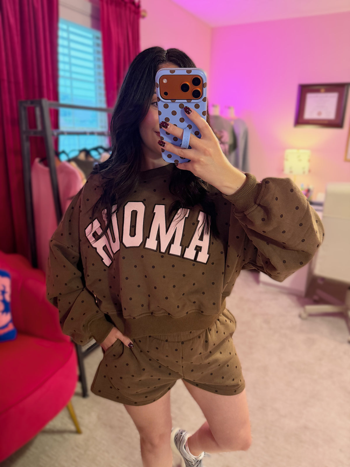 AMOUR Polka Dot Set