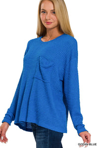 Ocean Blue Sweater, S/M-L/XL