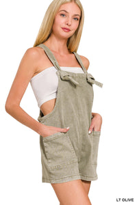 Washed Knot Romper