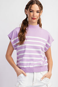 Purple Lilies Top