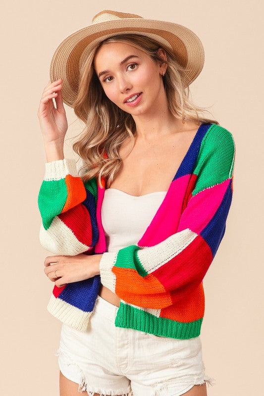 Coat of Many Colors Cardigan, S-XL