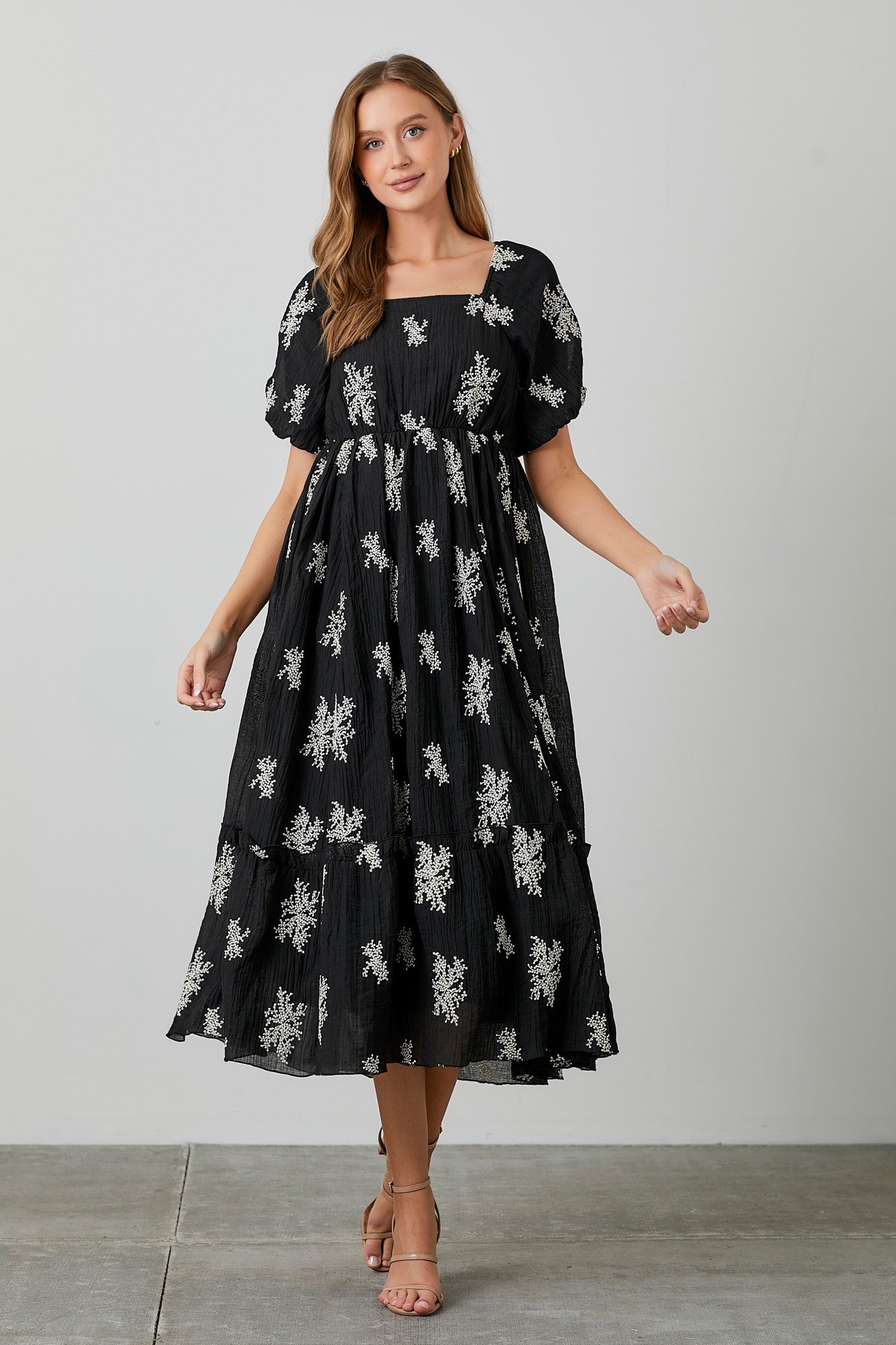 Flower Fields Dress, S-XL