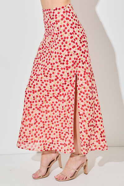 With Cherries On Top Skirt