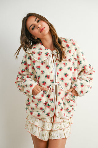 Floral Puffy Jacket