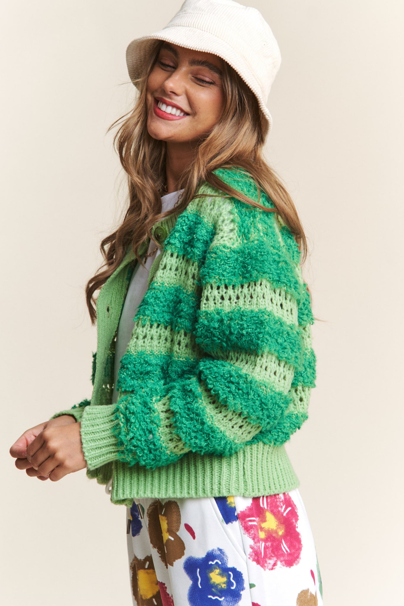 Sour Apple Cardigan