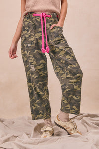 Braided Camo Pants, S-XL