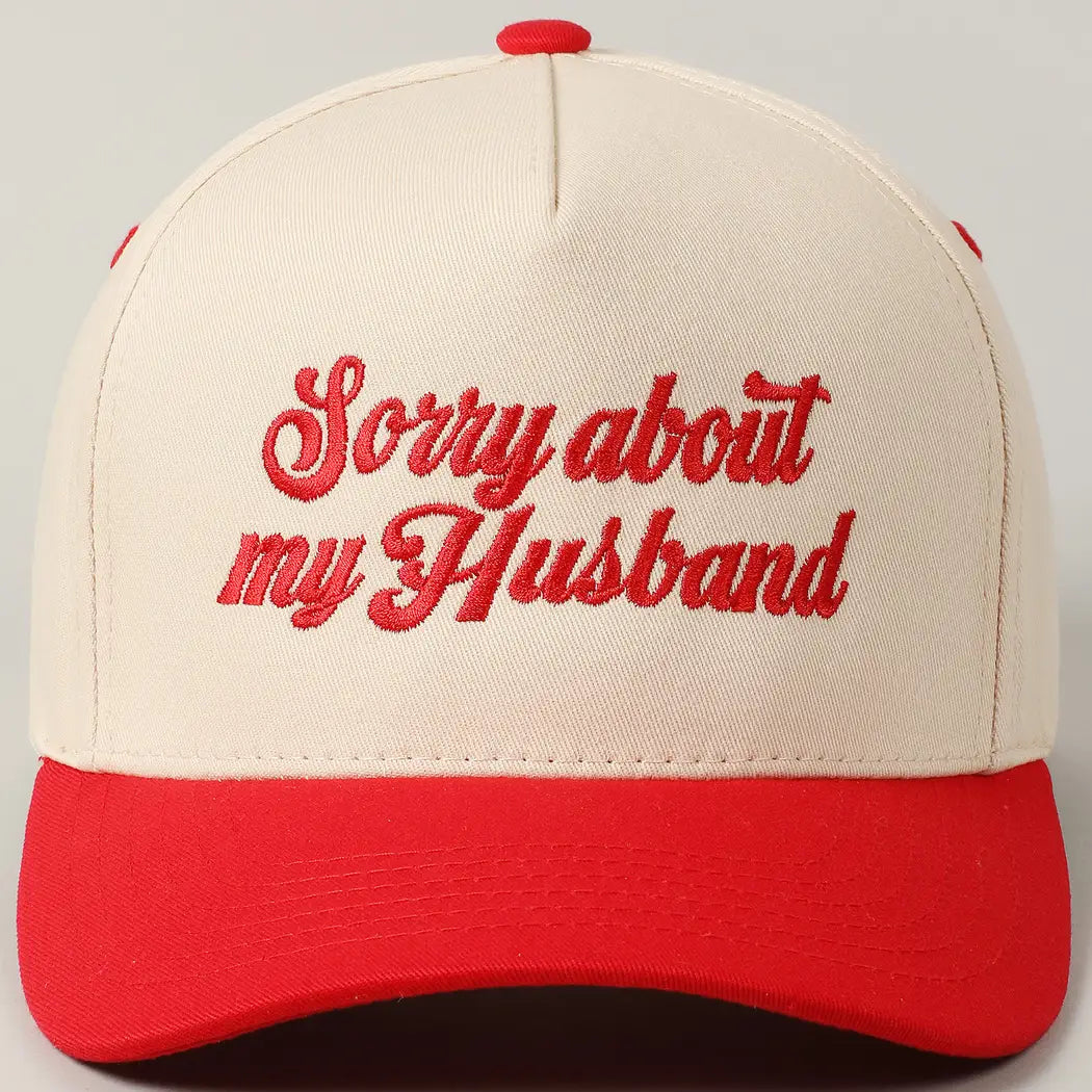 Sorry About My Husband Trucker Hat