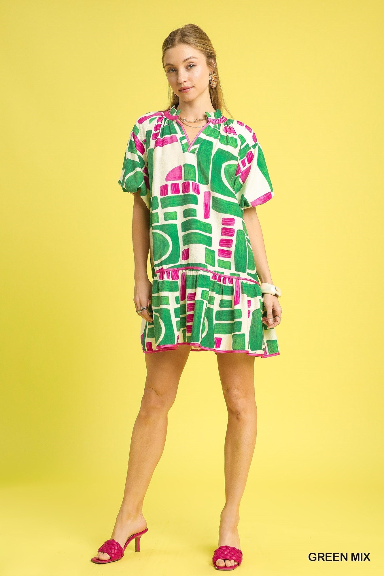 Abstract Geo Dress