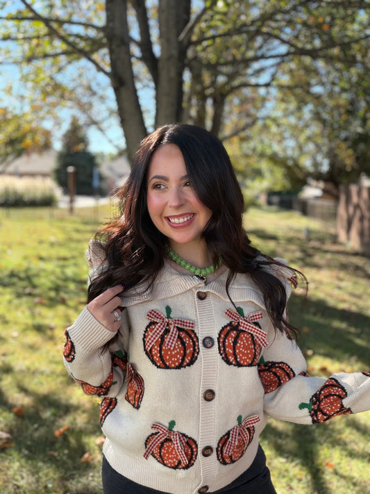 Pumpkin Spice Cardigan