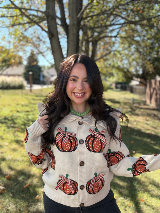 Pumpkin Spice Cardigan