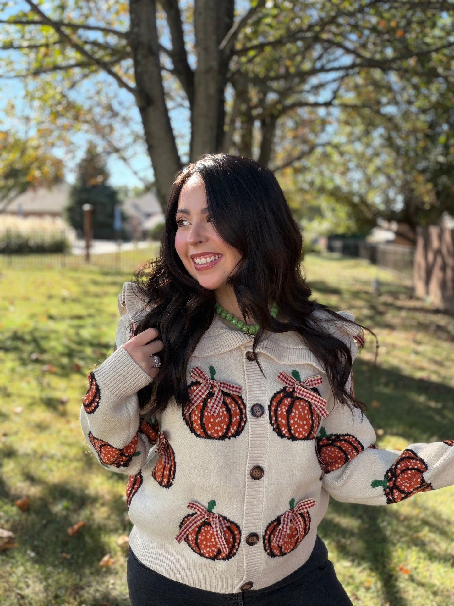 Pumpkin Spice Cardigan
