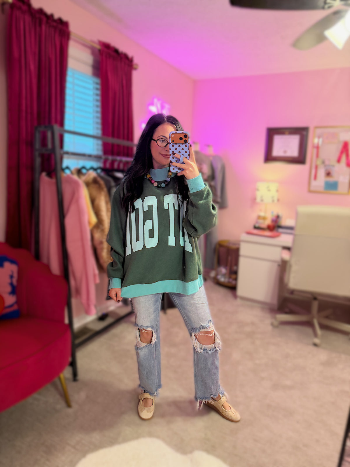 BUT GOD Mockneck Sweatshirt