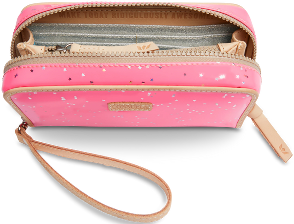 Consuela Wristlet Wallet, Shine