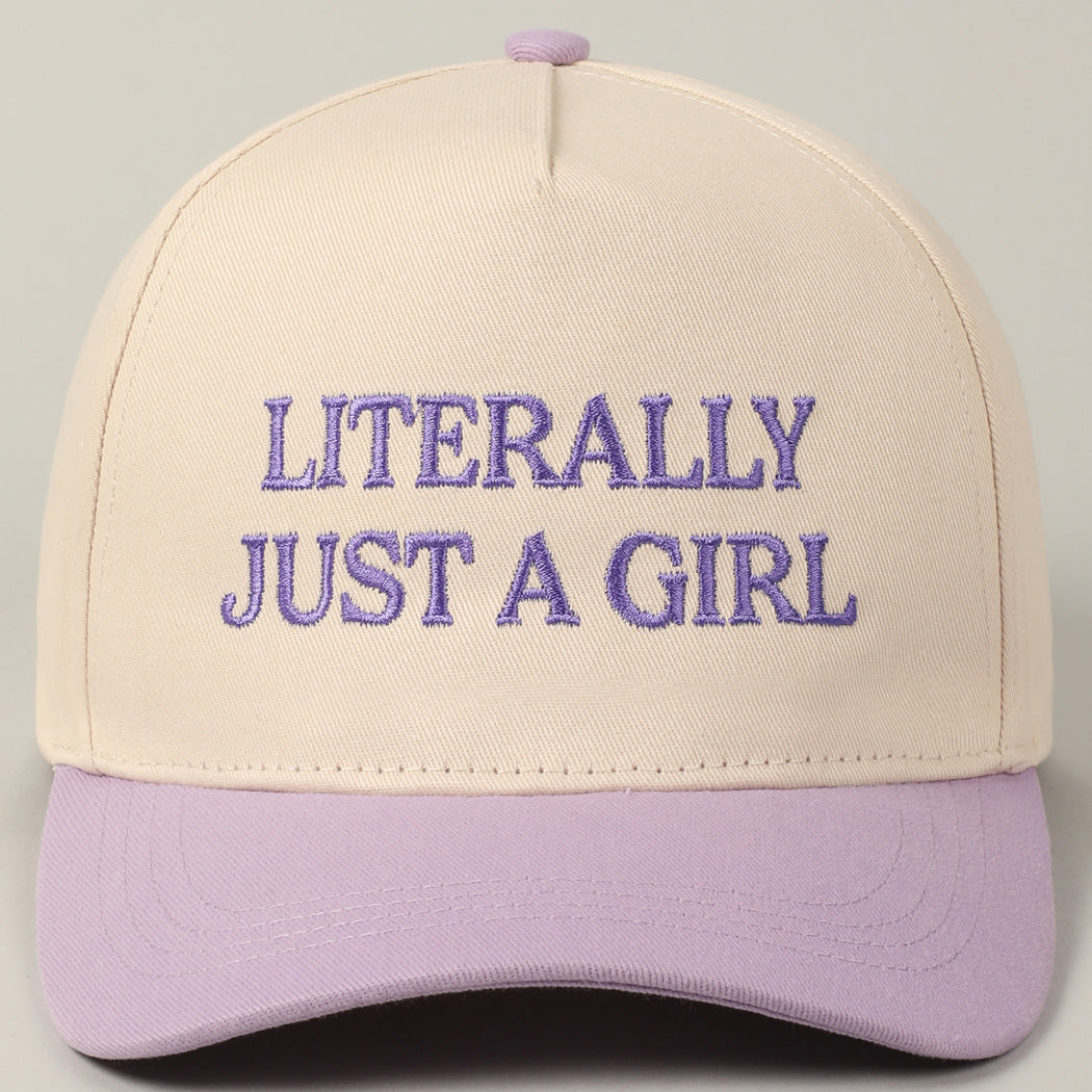 Literally Just A Girl Trucker Hat
