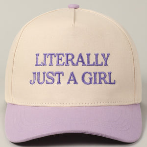 Literally Just A Girl Trucker Hat