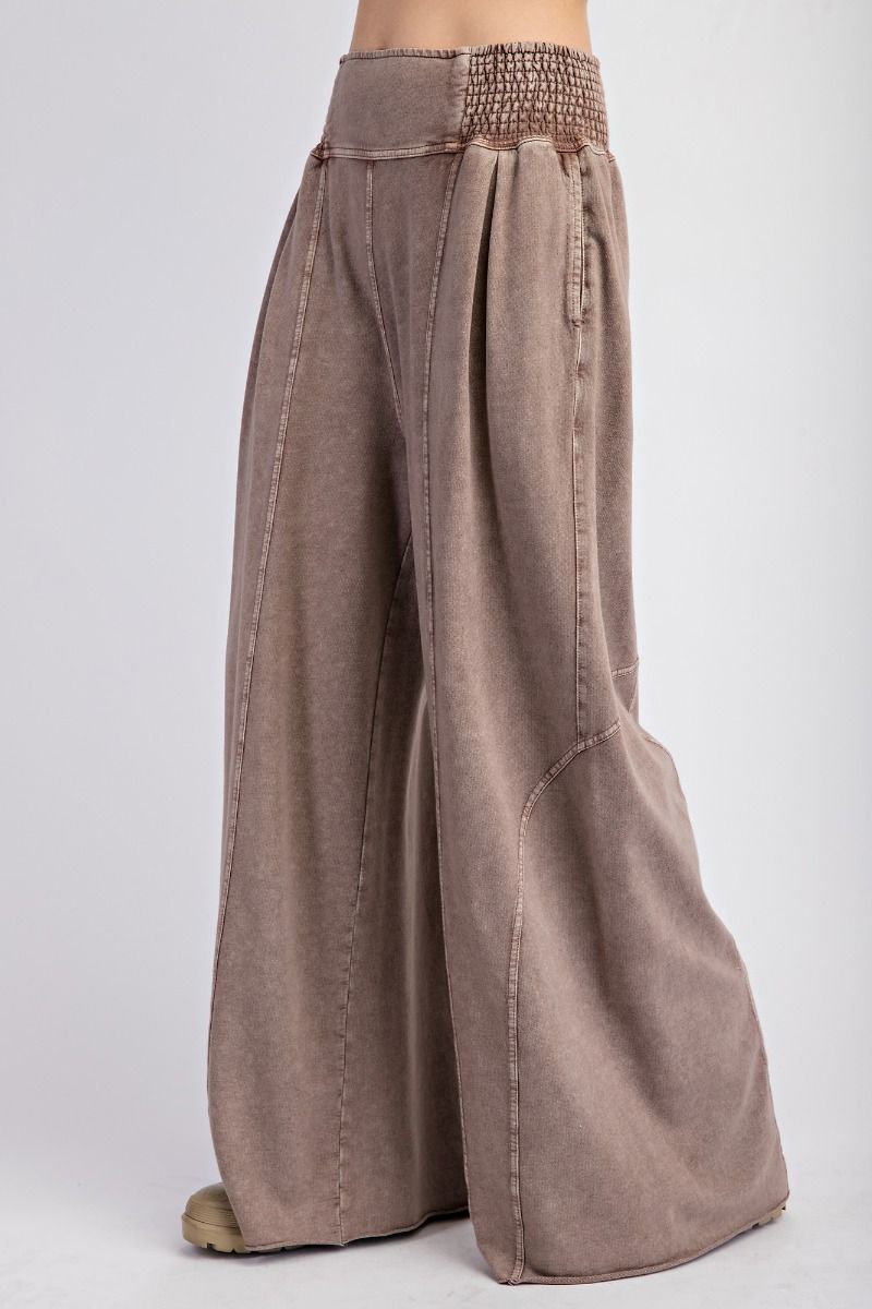 Mocha Terry Knit Pants