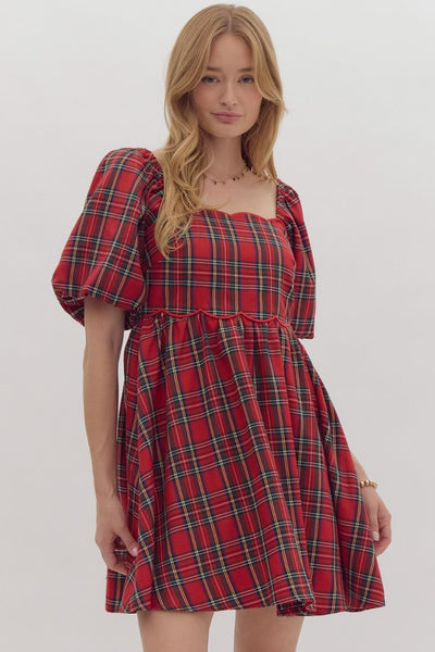 Pretty in Plaid Dress