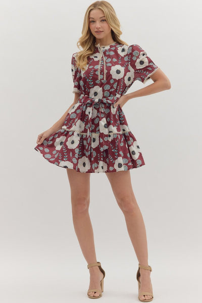 Plum Mini Dress