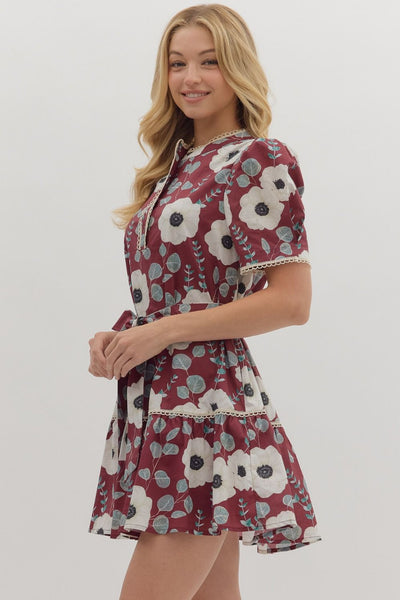 Plum Mini Dress