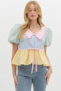 Spring Stripes Top