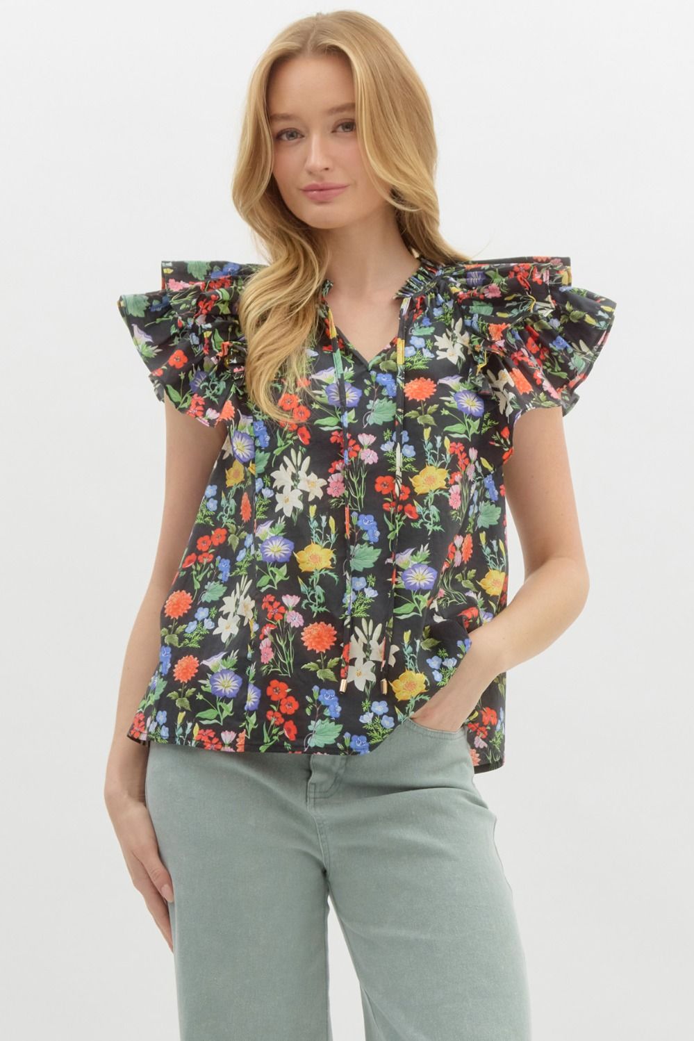 Garden of Flowers Top