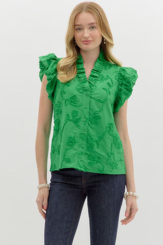 Clover Green Top