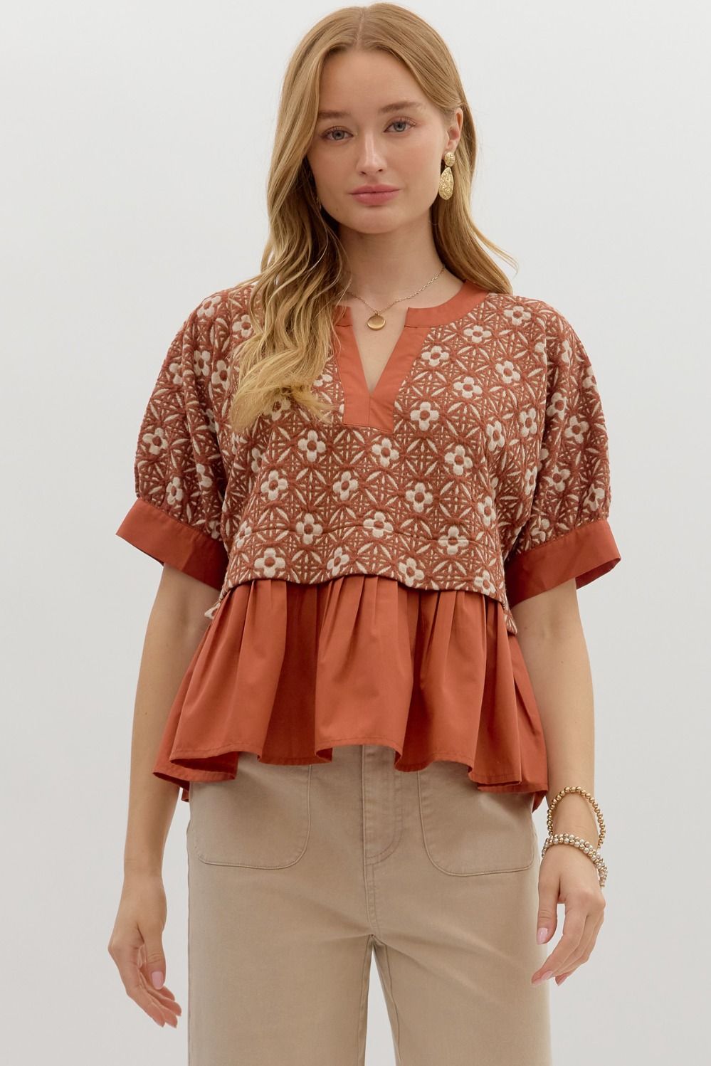Rust Pumpkin Top