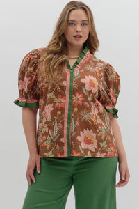 Mocha Coffee Top, S-2XL