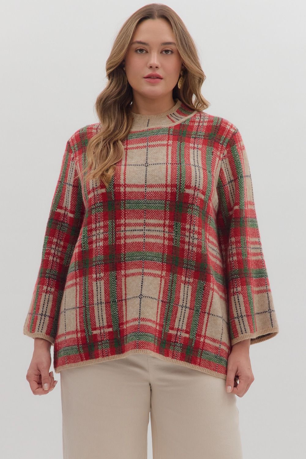 Christmas Plaid Sweater