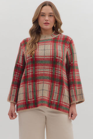 Christmas Plaid Sweater