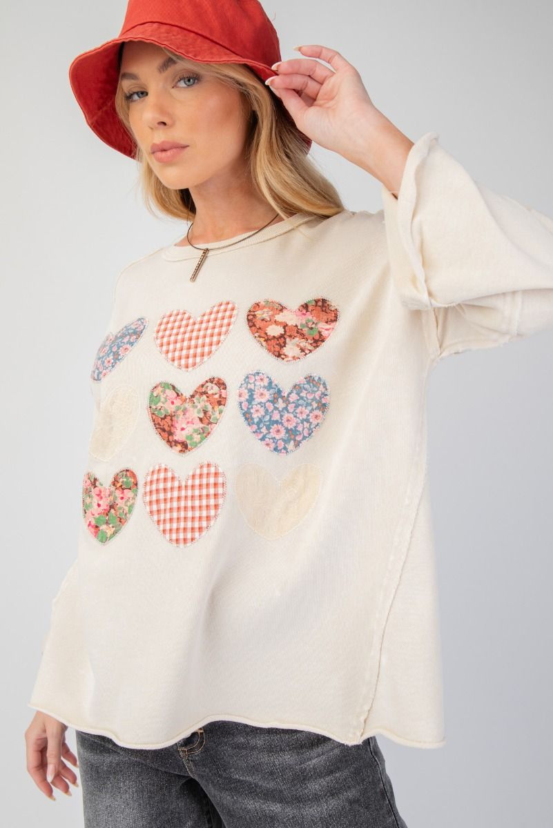 Heart Patch Pullover