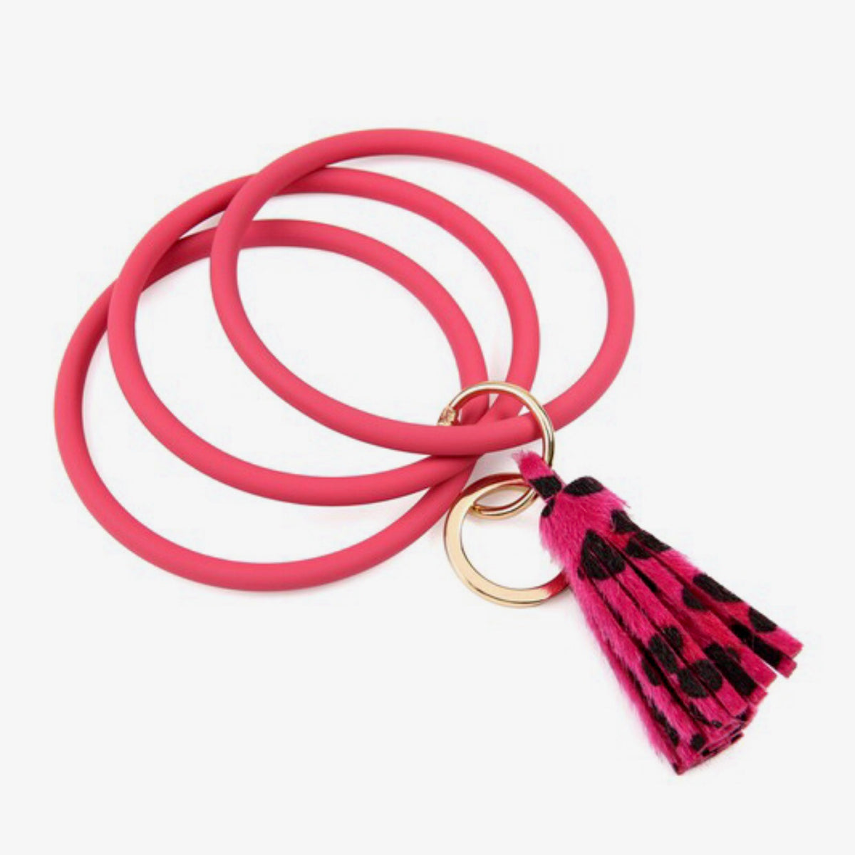 3-Ring Tassel Keychain